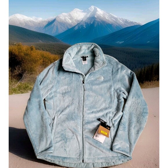 NWT The North Face Osito Ultra Soft Fleece Full Zip Jacket, MUTED PINE, XXL - Picture 2 of 10